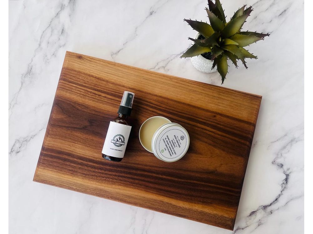 Walnut Cutting Board Deluxe Gift Bundle - RuggedWoodworkingUT