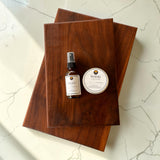 Solid Walnut Cutting Board Ultimate Gift Set | Handcrafted & Organic