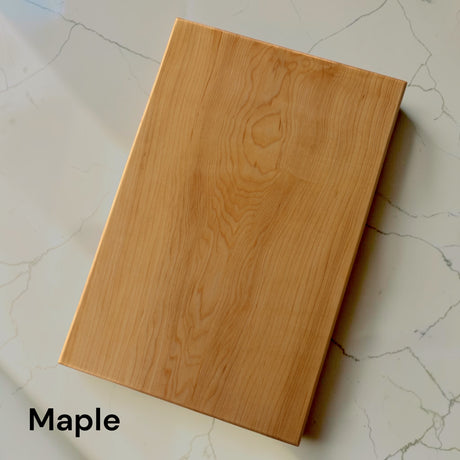 Solid Maple Wood Cutting Board – Organic & Non-Toxic
