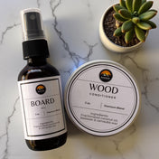 Organic Cutting Board Care Kit – Board Oil & Wood Conditioner Bundle - RuggedWoodworkingUT
