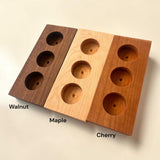 Solid Hardwood Tea Light Candle Holder – Walnut, Maple or Cherry