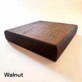 Solid Hardwood Coasters – Walnut or Maple | Set of 2 or 4