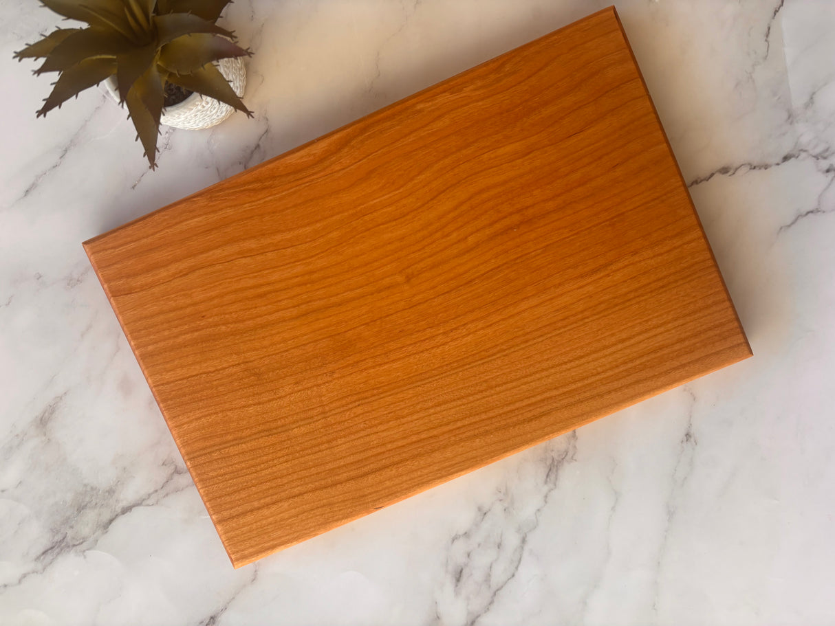 Organic Cherry Wood Cutting Board – Non-Toxic & Food Safe - RuggedWoodworkingUT