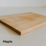 Organic Maple Wood Cutting Board – Non-Toxic & Food Safe