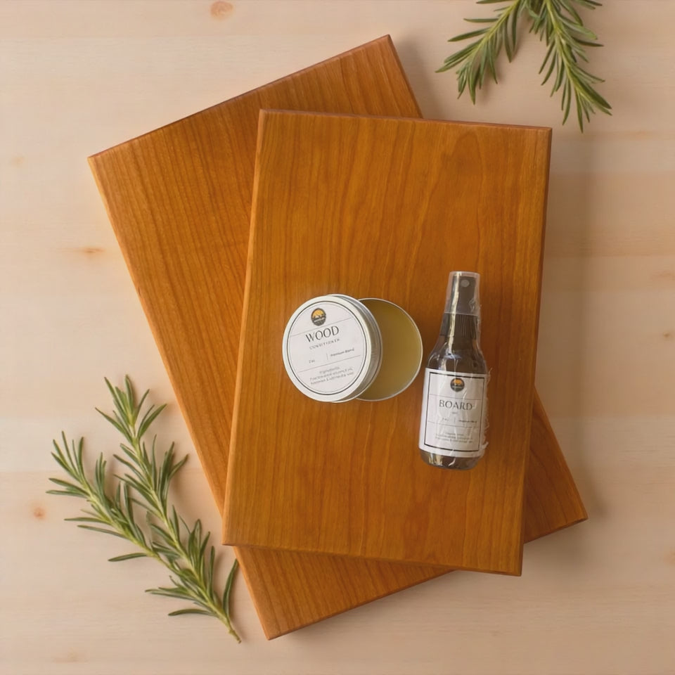 Cherry Cutting Board Ultimate Gift Set | Handcrafted & Organic